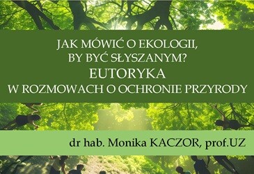 Wykład "Jak mówić o ekologii, by być słyszanym?", 29.01.2026