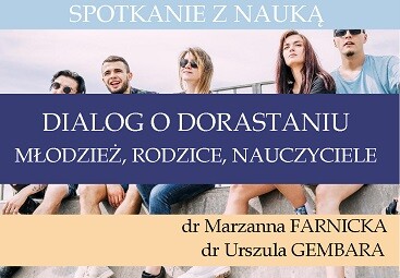 Wykład "Dialog o dorastaniu. Młodzież, rodzice, nauczyciele", 6.06.2024